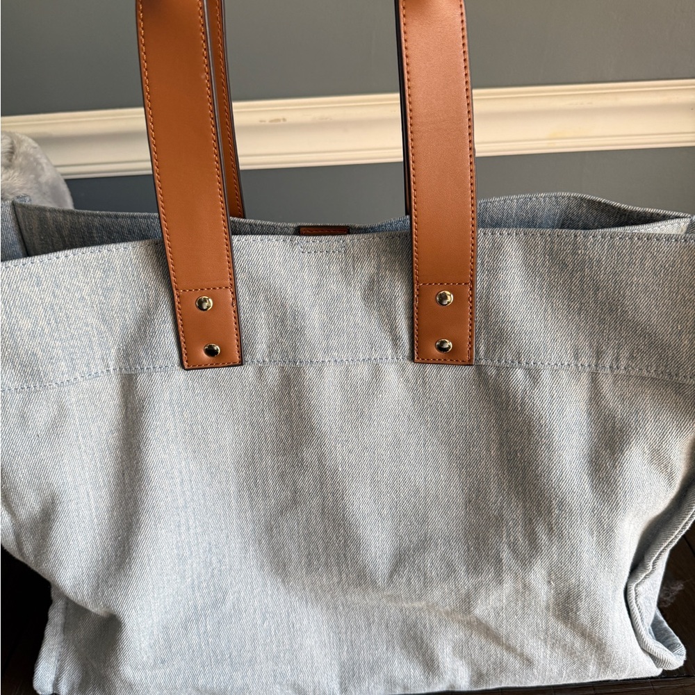 True Religion Gray and Brown Duffel Bag - Picture 2 of 6